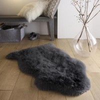 Black Quad Genuine Sheepskin Rug - 160 x 105 cm - Origins