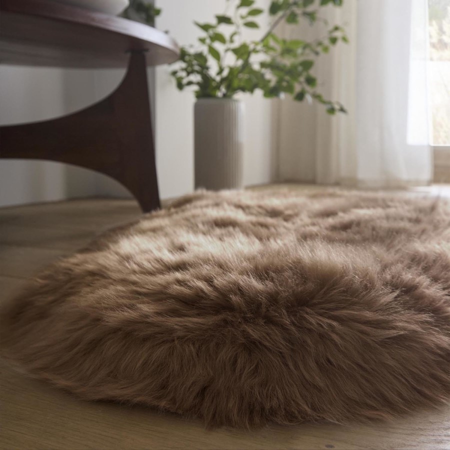 Brown Single Genuine Sheepskin Rug - 95 x 65 cm - Origins