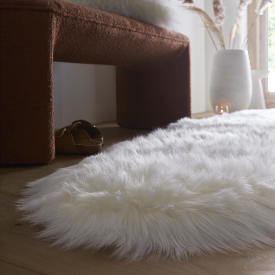 Natural Double Genuine Sheepskin Rug - 175 x 70 cm - Origins