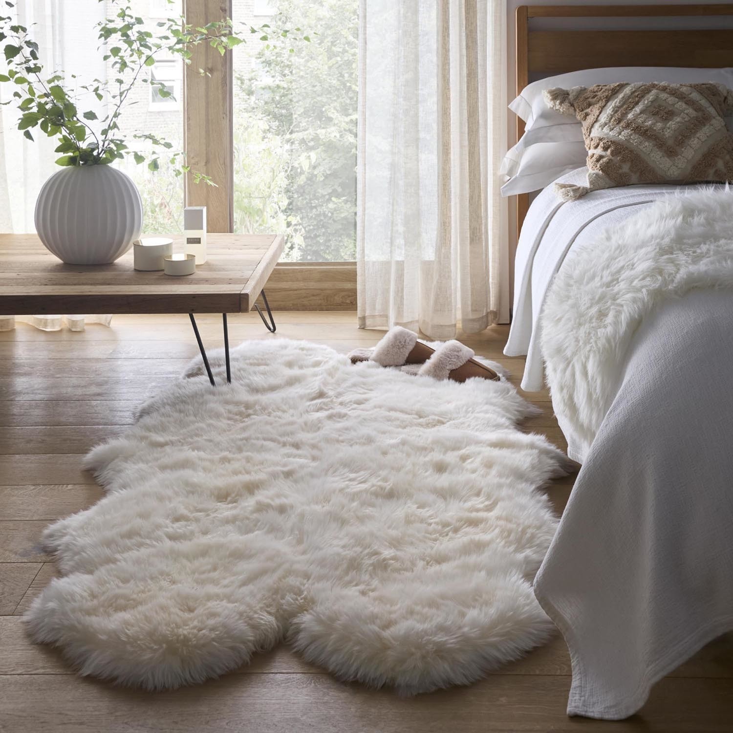 Quad Genuine Sheepskin Rug 160 x 105 cm Origins