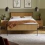Oak Effect Double Bed Frame - Julian Bowen