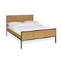 Oak Effect Double Bed Frame - Julian Bowen