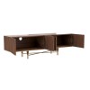 Large Walnut TV Unit with Storage - TV&#39;s up to 70&quot; - Sidney