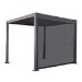 Grey 3m Texteline Side Screen for Pergola