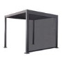 ONLY OPENED - Grey 3m Texteline Side Screen for Pergola