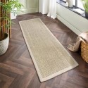 SISALX_BEIGEX_067X200 Sisal Beige Runner Rug with Border - 200 x 67 cm - Sisal - Origins