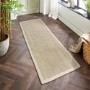 Sisal Beige Runner Rug with Border - 200 x 67 cm - Sisal - Origins