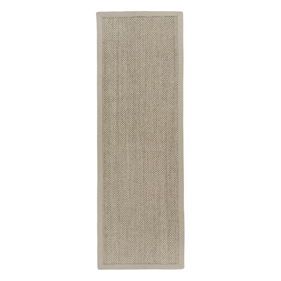 Sisal Beige Runner Rug with Border - 200 x 67 cm - Sisal - Origins