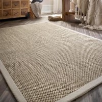 Large Sisal Beige Rug with Border - 290 x 200 cm - Sisal - Origins