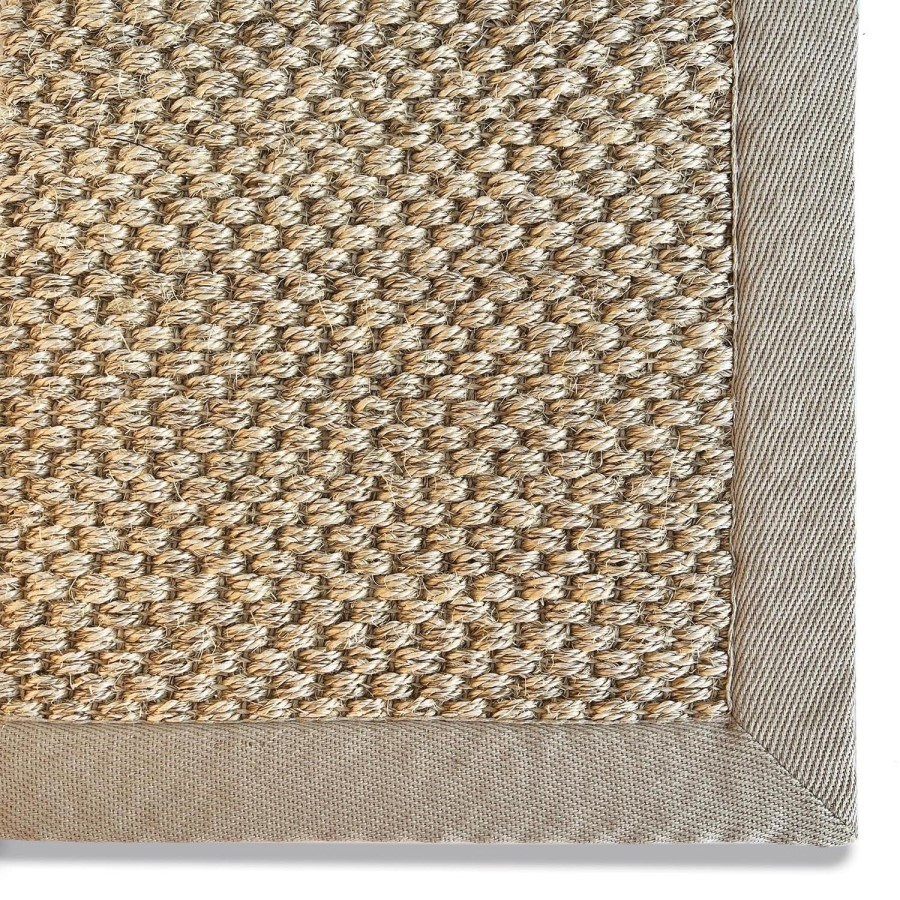 Large Sisal Beige Rug with Border - 290 x 200 cm - Sisal - Origins
