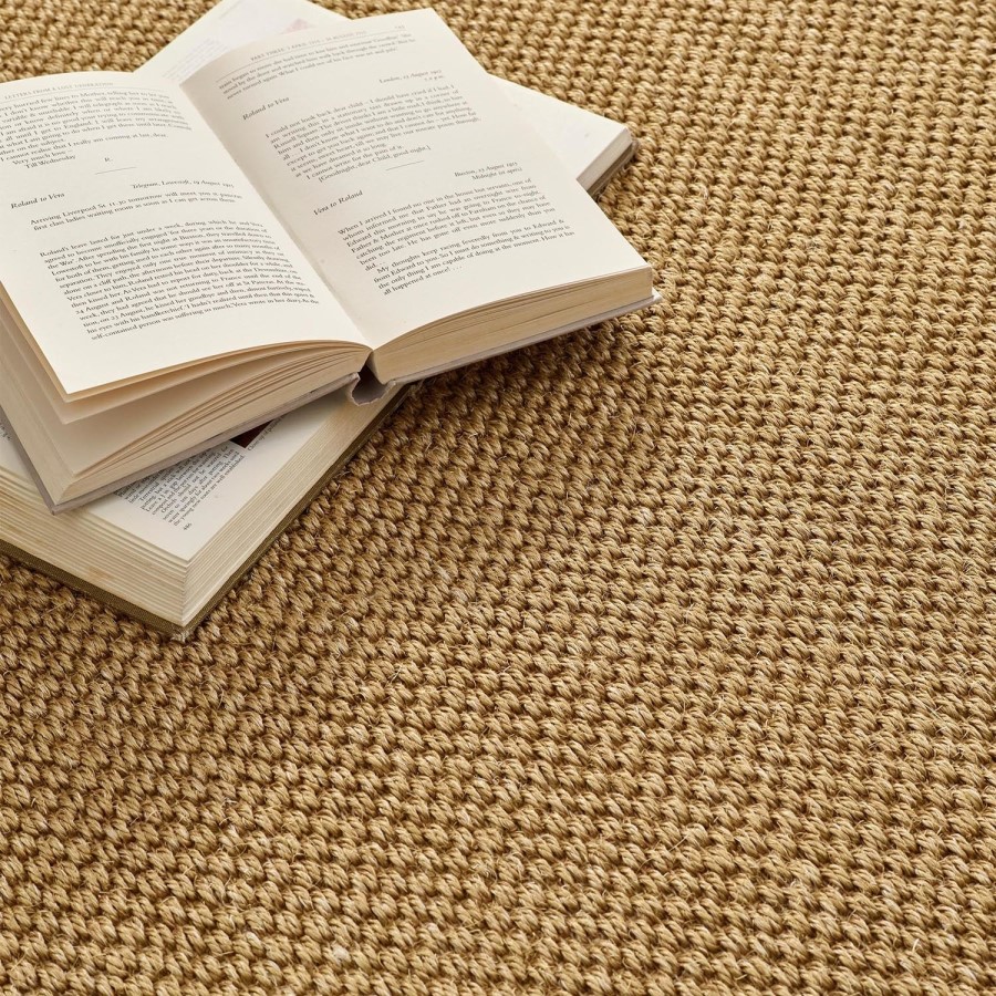 Sisal Beige Rug with Brown Border - 170 x 120 cm - Sisal - Origins