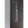 Cubic Square Shower with Thermostatic Valve & Slide Rail Kit