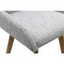 GRADE A1 - Skandi Pair of Grey Weave Dining Chairs