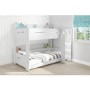 GRADE A2 - Sky White Bunk Bed - Ladder Can Be Fitted Either Side!
