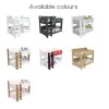 GRADE A1 - Sky White Bunk Bed - Ladder Can Be Fitted Either Side!