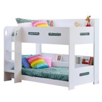 GRADE A2 - Sky Bunk Bed in White - Ladder Can Be Fitted Either Side!