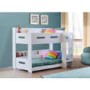 GRADE A2 - Sky Bunk Bed in White - Ladder Can Be Fitted Either Side!