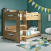 Sky Bunk Bed in Oak - Ladder Can Be Fitted Either Side!