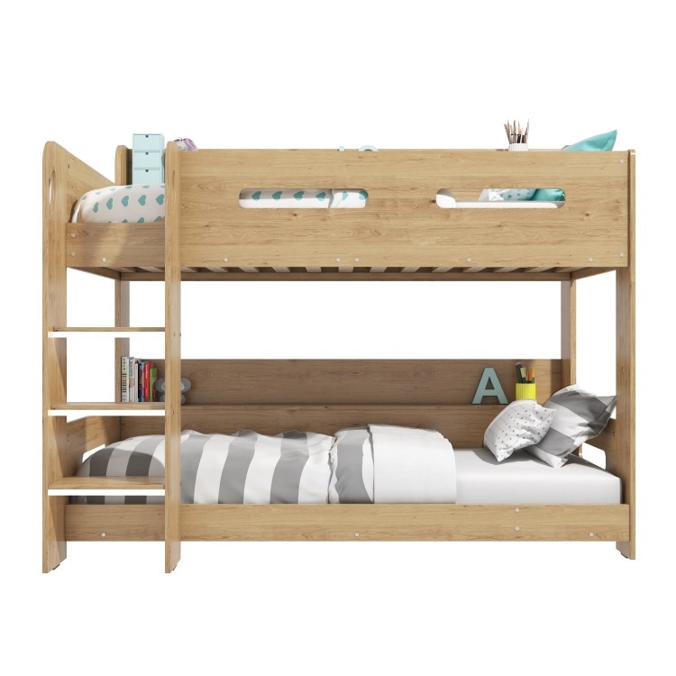 Sky Bunk Bed in Oak - Ladder Can Be Fitted Either Side!