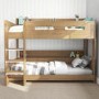 GRADE A1 - Sky Bunk Bed in Oak - Ladder Can Be Fitted Either Side!
