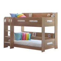 GRADE A3 - Sky Bunk Bed in Oak - Ladder Can Be Fitted Either Side!