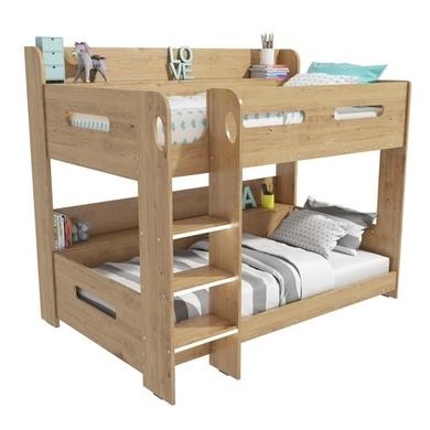 Sky Bunk Bed in Oak - Ladder Can Be Fitted Either Side!