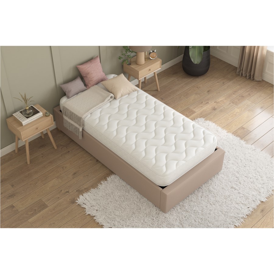 Single Memory Foam Top Cooling Coil Spring Mattress - Sleepful Essentials