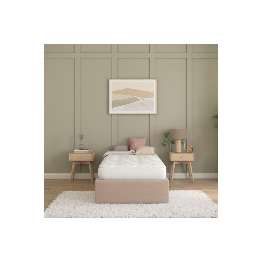 Single Memory Foam Top Cooling Coil Spring Rolled Mattress - Sleepful Essentials