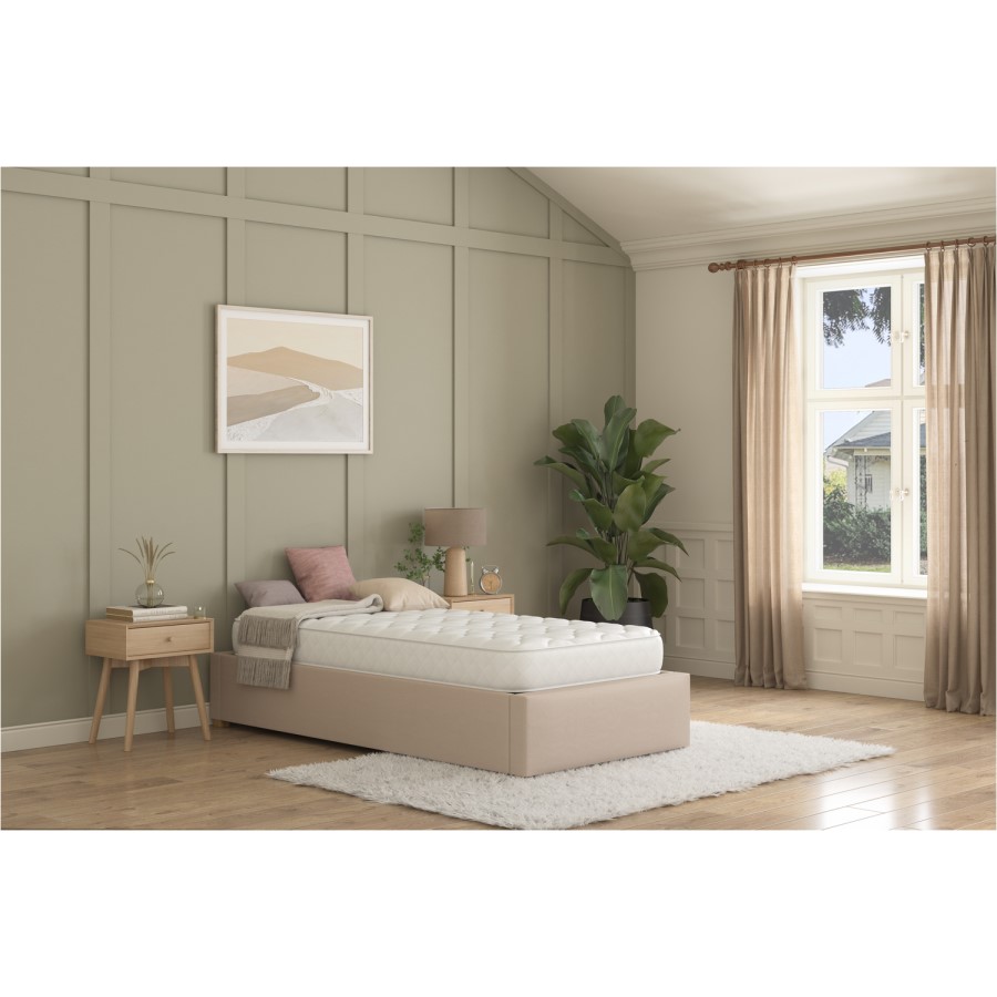 Single Memory Foam Top Cooling Coil Spring Mattress - Sleepful Essentials
