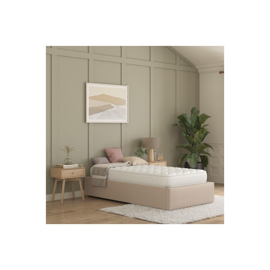 Single Memory Foam Top Cooling Coil Spring Rolled Mattress - Sleepful Essentials