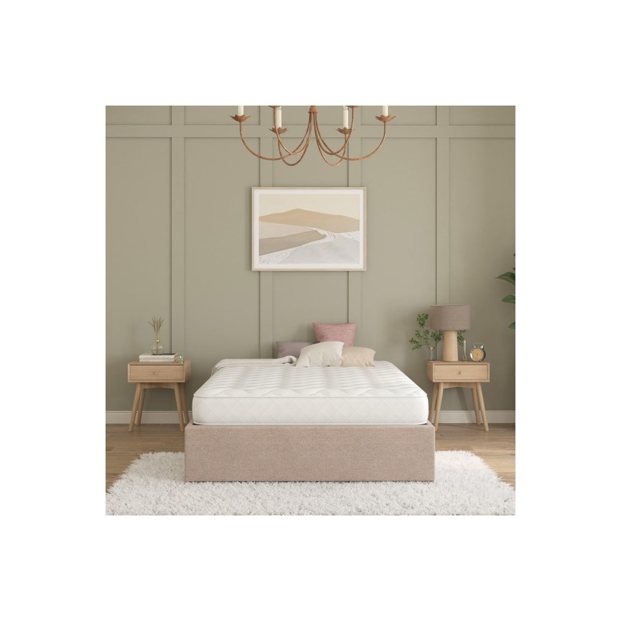 King Size Memory Foam Top Cooling Coil Spring Rolled Mattress - Sleepful Essentials