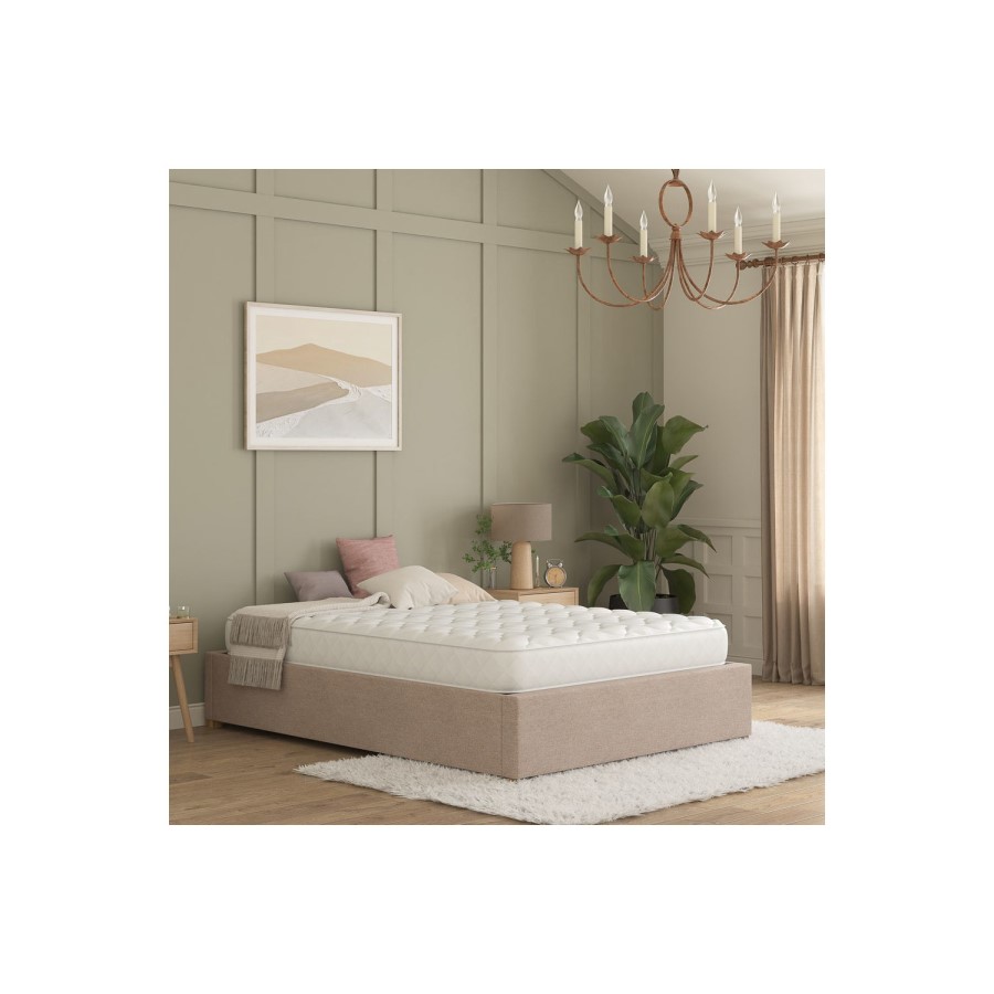 King Size Memory Foam Top Cooling Coil Spring Rolled Mattress - Sleepful Essentials