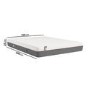 King Size Memory Foam Top 1000 Pocket Sprung Rolled Mattress - Sleepful Unwind