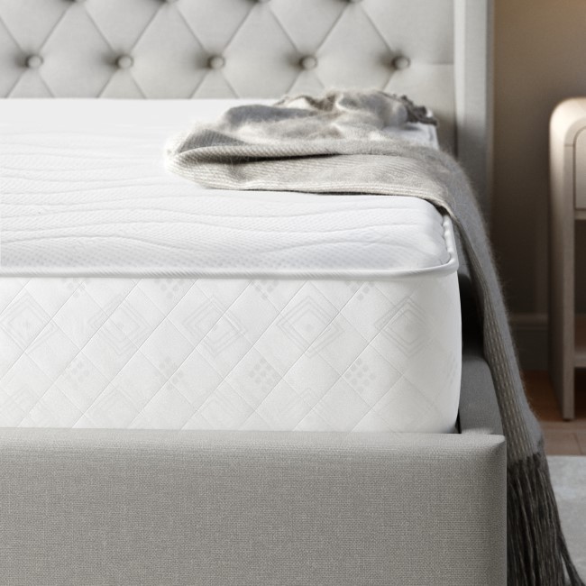 ONLY OPENED - Small Double Memory Foam Top Cooling Coil Spring Mattress - Sleepful Essentials