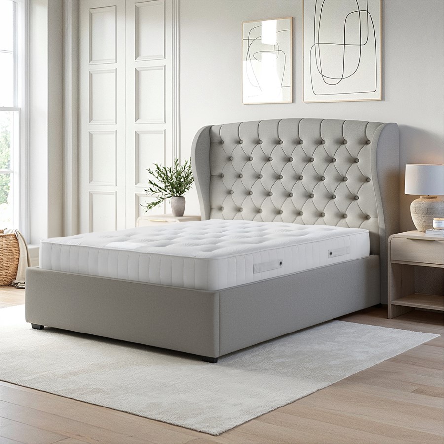 ALMOST PERFECT - Super King Orthopaedic 1000 Pocket Sprung Tufted Mattress - Sleepful Essentials