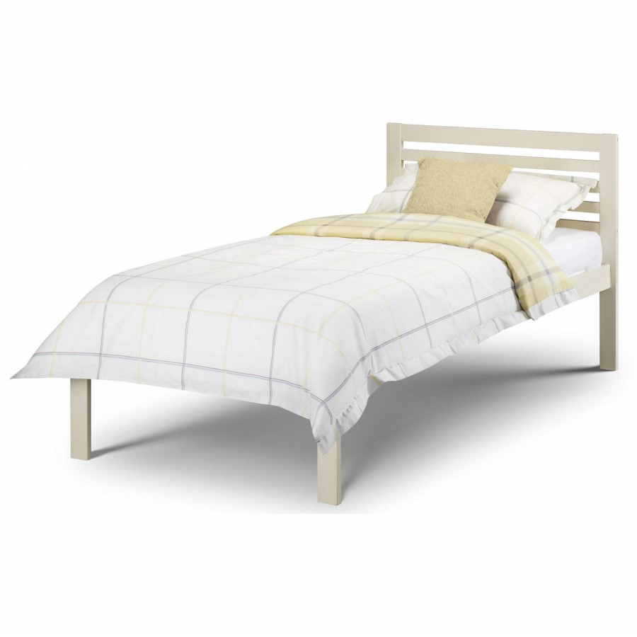 Julian Bowen Slocum Single Bed in Stone White 
