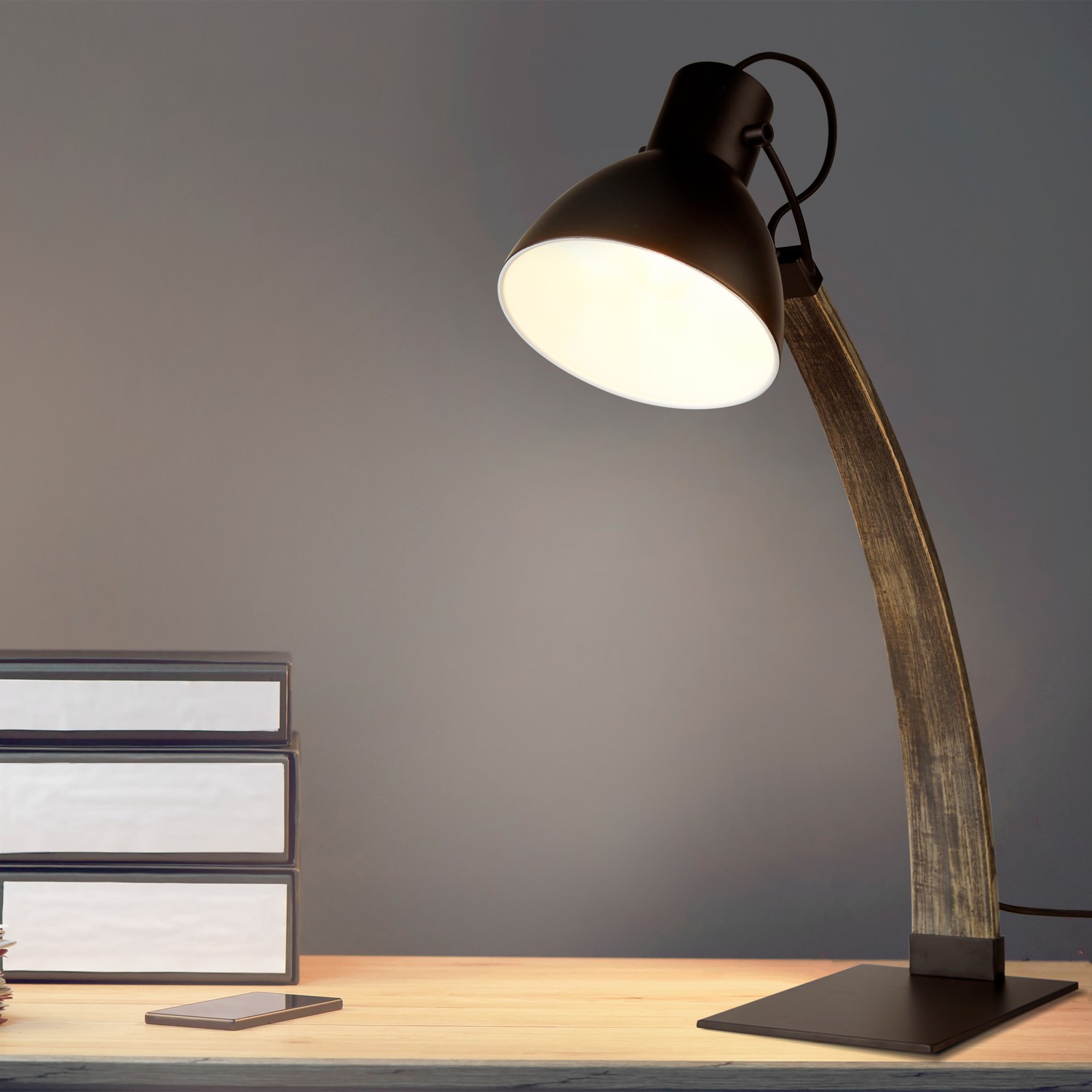 rustic desk lamp