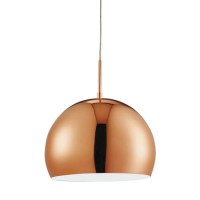 Copper Dome Pendant Light - Searchlight