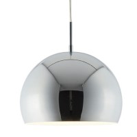 Chrome Dome Pendant Light - Searchlight