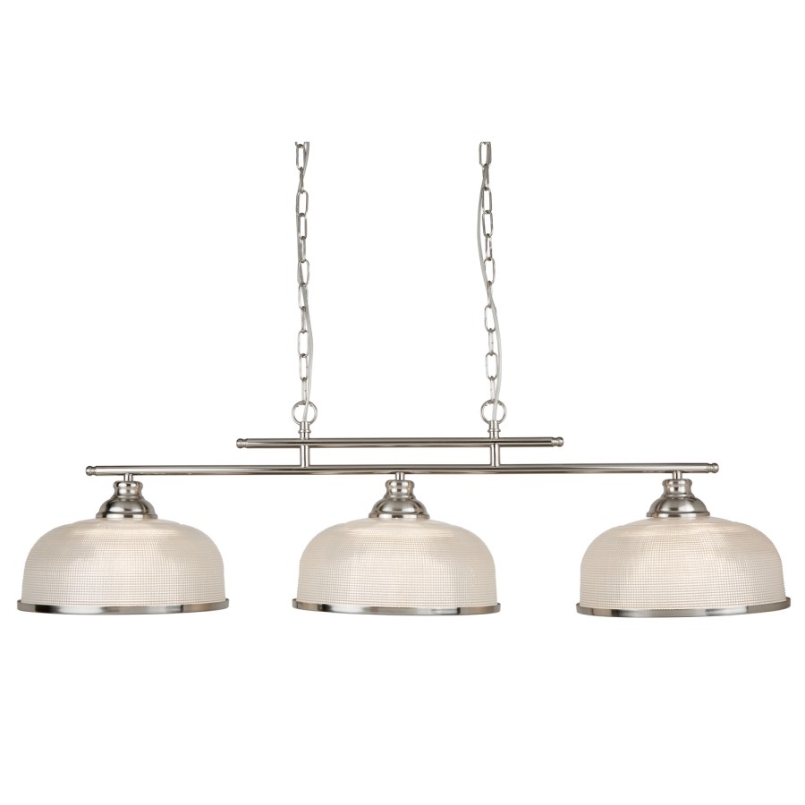 3 Light Chrome Bar Pendant - Searchlight