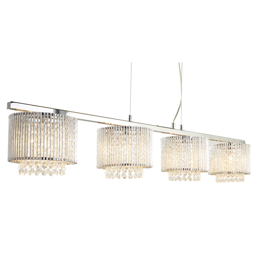 Large Crystal Bar Ceiling Light - Searchlight