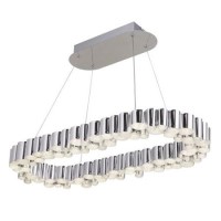 LED Pendant Light in Chrome & Crystals - Darcy