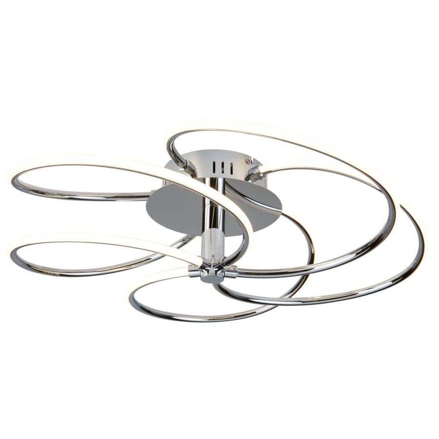 Twisted Flush LED Ceiling Light - Searchlight