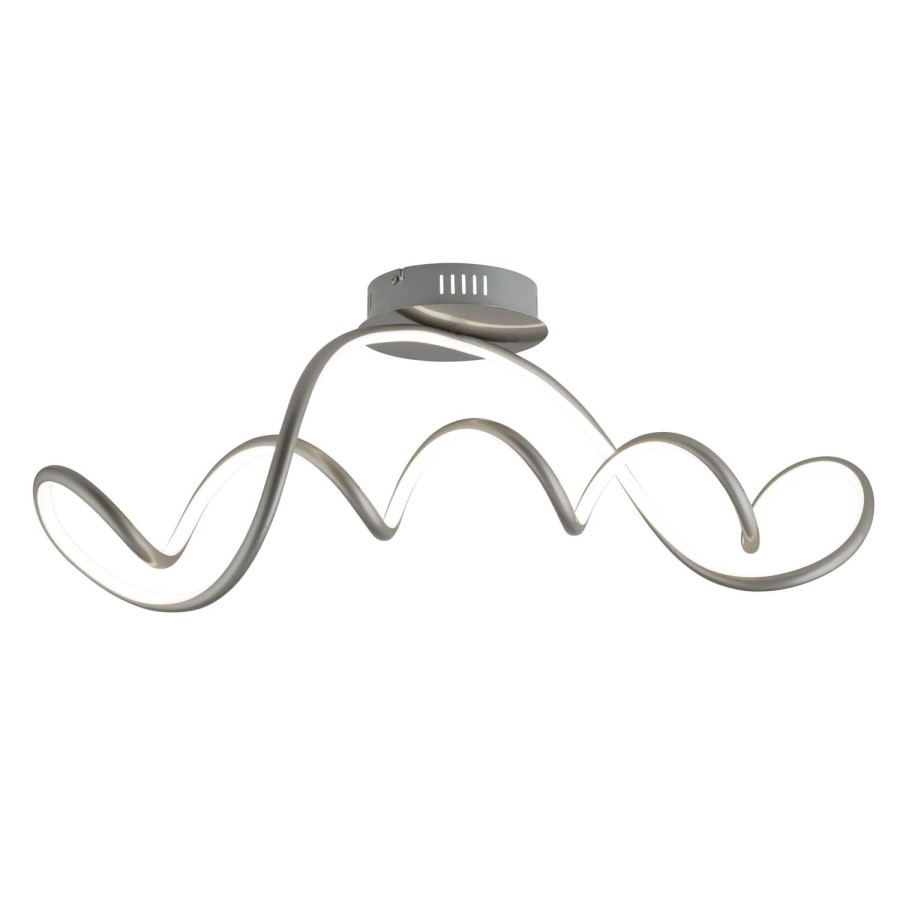 LED Ceiling Light with Silver Swirl - Magic