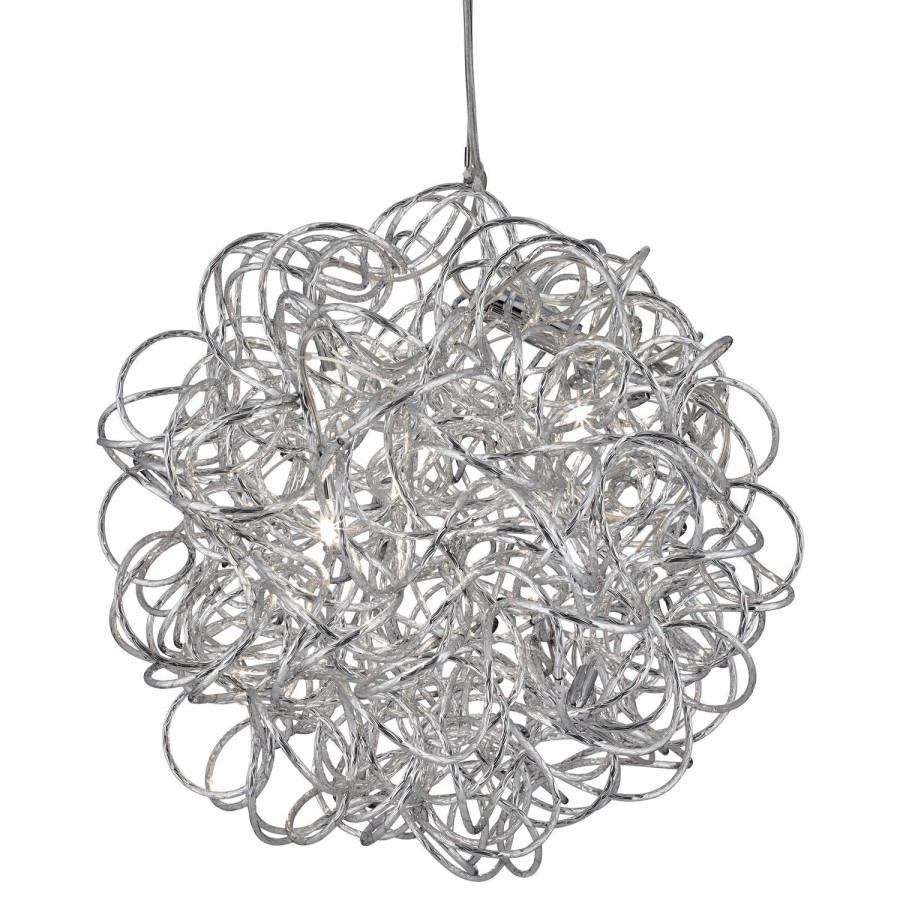6 Light Pendant with Tangled Effect - Scibble