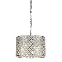 Pendant Light in Chrome & Crystals - Tennessee Pendant Light in Chrome & Crystals - Tennessee
