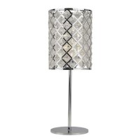 Tennessee Chrome and Crystal Table Lamp 