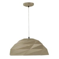 Gold Pendant Light with Geometric Shade - Origami