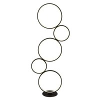 Black LED Ring Floor Lamp - Searchlight Black LED Ring Floor Lamp - Searchlight