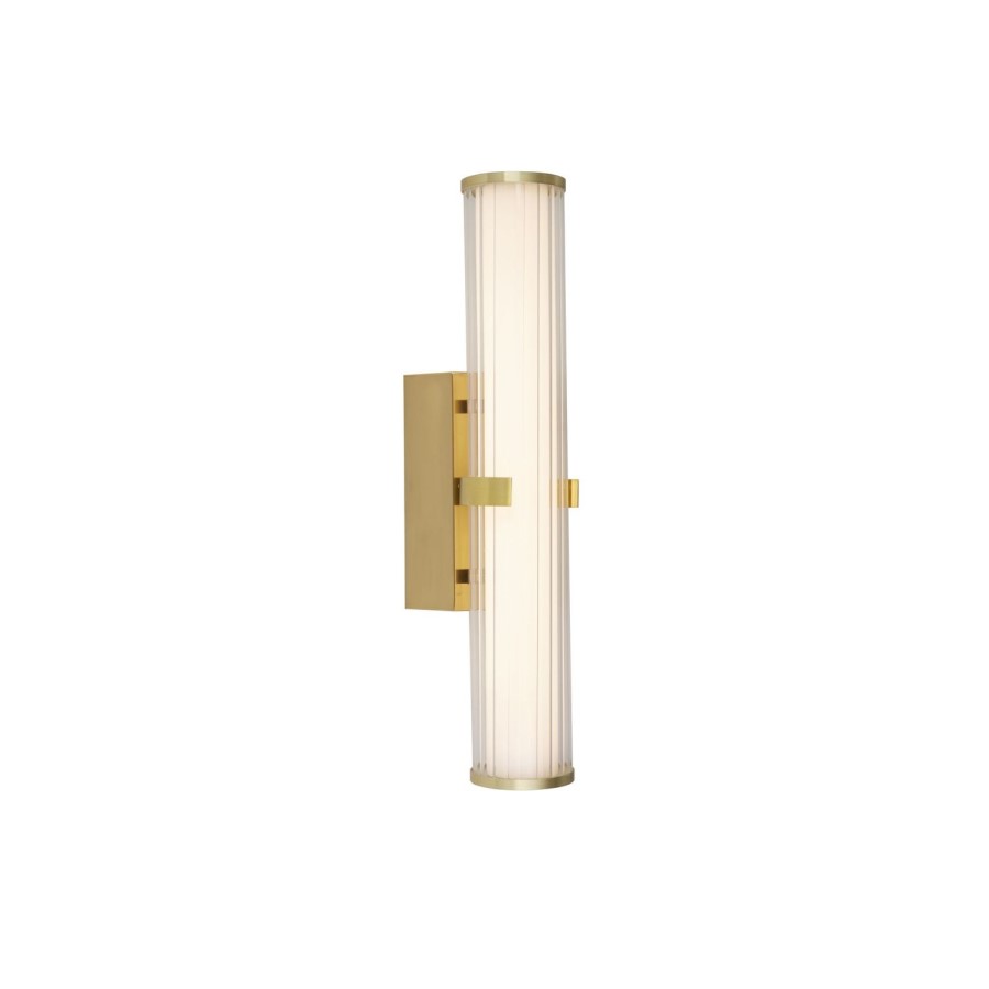 Gold LED Tube Wall Light - Searchlight